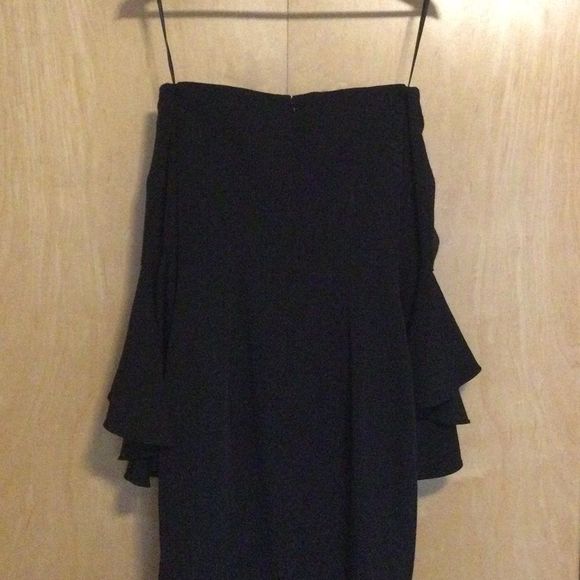 Milly Selena Italian Cady Bell Sleeve Dress - Picture 7 of 13